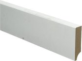 Budget Line MDF Plint 70x18mm Wit Gegrond - 5 stuks - Lengte 2.4m - Voordelig MDF plinten kopen - Eenvoudige installatie met montagekit of spijkers