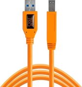 Tether Tools CU5460ORG USB-kabel 4,6 m USB 3.2 Gen 1 (3.1 Gen 1) USB A USB B Oranje