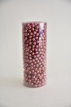 Kerstboom Versiering - Koker Kralenketting Plastic Roze 8mmx10m