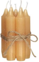 Kaarsen - Honey Taper Candle H.11 Cm Set 7