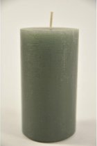 Kaarsen - Kaars Rustiek 110/60mm Smaragd