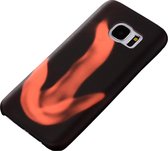 Verkleurend Telefoon Hoesje Temperature Fire Case Zwart naar Rood | Samsung Galaxy S7 Edge
