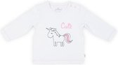Jollein Meisjes T-shirt - Unicorn - Maat 50/56