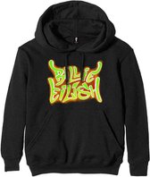 Billie Eilish - Airbrush Flames Blohsh Hoodie/trui - M - Zwart