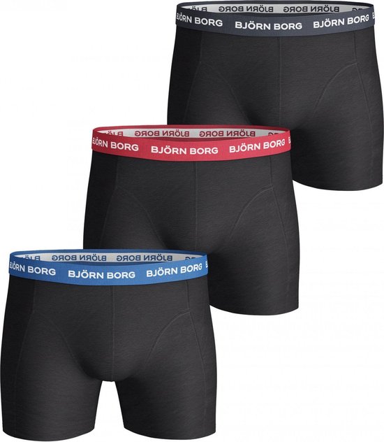 Björn Borg Boxers Essential 3-pack Heren – Zwart – M