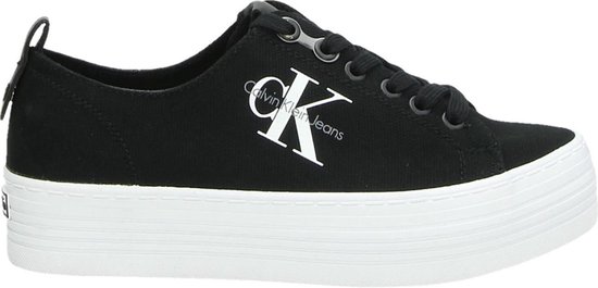 Calvin Klein Zolah dames sneaker - Zwart - Maat 40 | bol.com