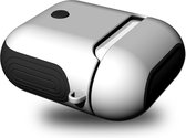Apple AirPods 2 Hoesje - Mobigear - Frosted Serie - Hard Kunststof Hoesje - Wit - Hoesje Geschikt Voor Apple AirPods 2