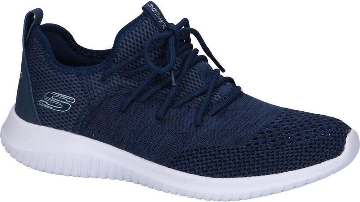 Skechers Donkerblauwe Slip-on Sneakers Ultra Flex Windsong Dames 36 -  Schoenen.nl