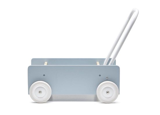 Kids Concept - Wandelwagentje Blauw grijs - Loopwagens