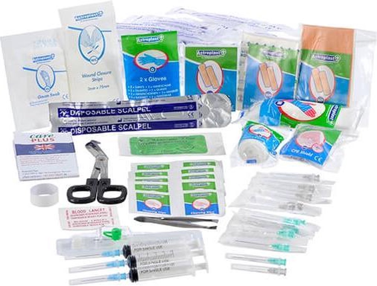 Care Plus ehbo kit - Adventurer - First Aid Kit - 72 items - ehbo set voor wandelen, thuis of auto – foto 2