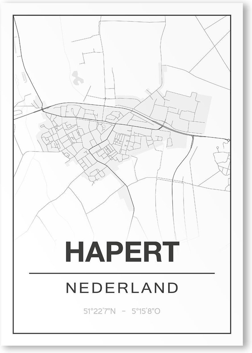 Poster/plattegrond HAPERT - A4