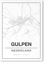 Poster/plattegrond GULPEN - A4