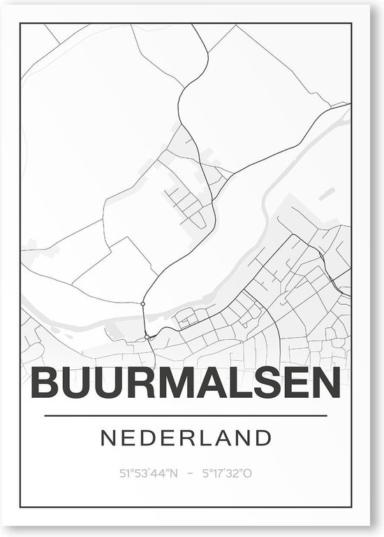 Poster/plattegrond BUURMALSEN - A4