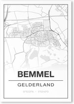 Poster/plattegrond BEMMEL - A4