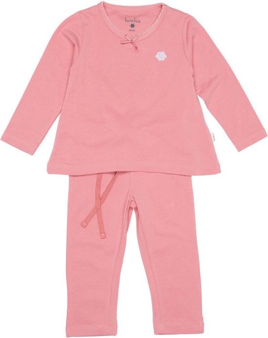 Koeka - Cloud pyjama (girls) - Blush pink - 86 | bol.com