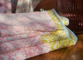Pip badgoed Jacquard Check roze - handdoek 70x140 cm