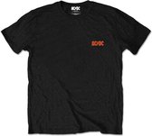 AC/DC - Logo Heren T-shirt - S - Zwart