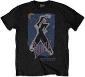 David Bowie Heren Tshirt -2XL- 83' Tour Zwart