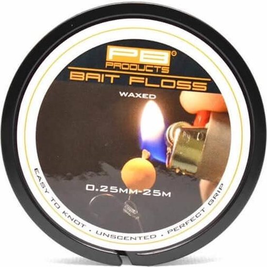 PB Products - Baitfloss 0,25 mm 25 meter (Waxed)
