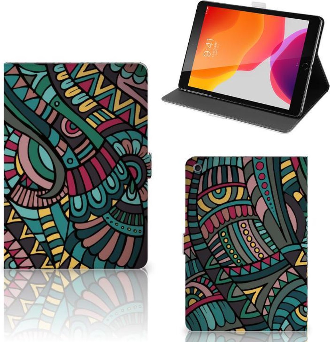 iPad 10.2 2019 | iPad 10.2 2020 | 10.2 2021 Tablet Hoes Aztec