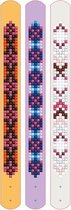 DIAMOND DOTZ Dotzies Geometric Armbandjes - Diamond Painting - 804 Dotz - 21x2 cm