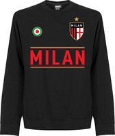 AC Milan Team Sweater - Zwart  - S