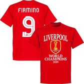 Liverpool World Club Champions 2019 Firmino 9 T-shirt - Rood - S
