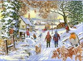 Snowy Walk Puzzel 500 XL stukjes