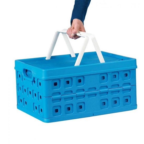 Sunware - Square Vouwkrat met handgreep en Koeltas - 32L - Blauw van Merkloos — afbeelding 5