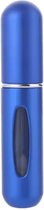 Parfum Refill Fles 5 ML - Draagbare Mini Hervulbare Spray - Navulling Parfrum Flesje - Hervulbaar Parfumflesje - Travel Size Parfum - Mini Parfum Flesje - Mini Parfumflesje Navulbaar - Blauw - Parfum Bottle