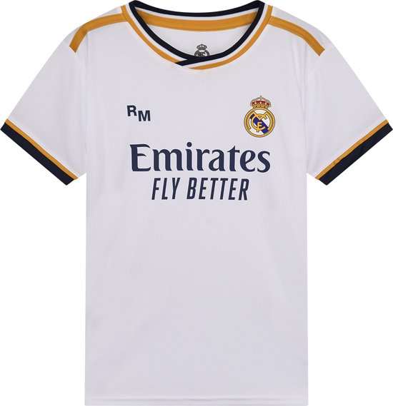 Real Madrid Thuis Shirt Heren 23/24 - Maat L - Sportshirt Volwassenen - Wit
