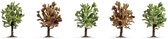 NOCH 25615 Set bomen Fruitboom in bloei 80 mm (max) 5 stuk(s)