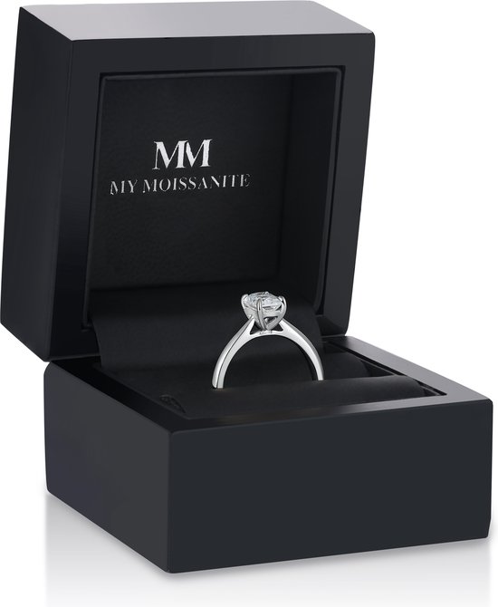 Lustra – Radiant Solitair Moissanite Ring - 2.7 karaat
