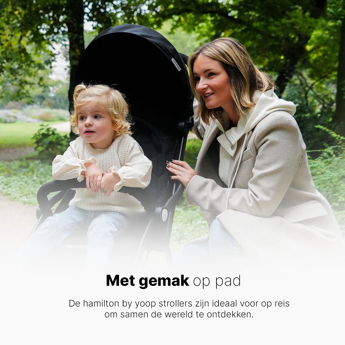 Hamilton by Yoop S1 Plus Buggy - MagicFold - Tot 22 kg - Compacte Wandelwagen - Inklapbare Plooibuggy - Reisbuggy - Zwart – foto 6