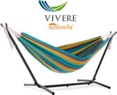 Vivere Sunbrella® Hangmat met Standaard - Lagoon