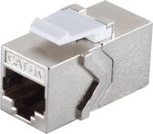 STP CAT6a 10 Gigabit Keystone module RJ45 - RJ45 / gegoten zink
