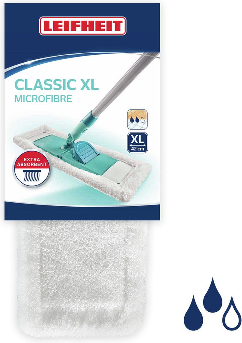 LEIFHEIT Clean Twist M Ergo micro duo 52123 Housse de rechange microfi