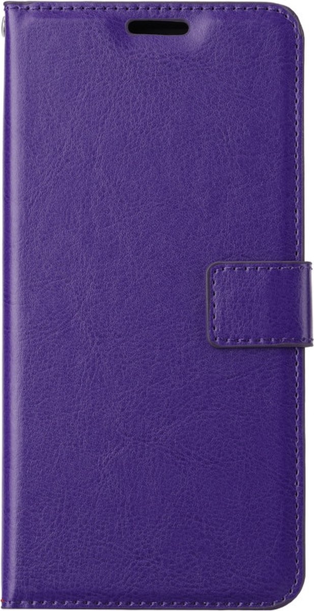 Bookcase Paars Geschikt voor Apple iPhone 5 / 5C / 5S / SE - portemonnee hoesje - ZT Accessoires