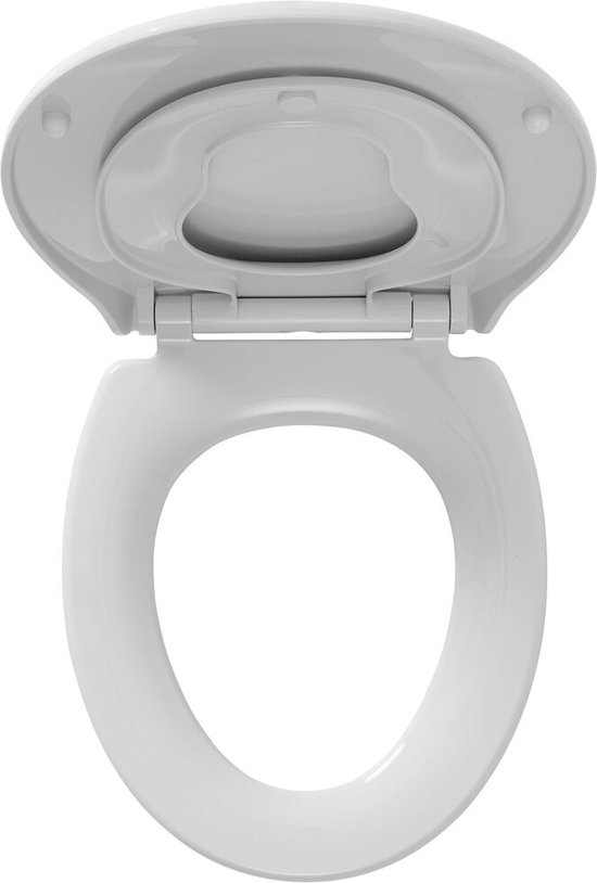 Tiger Tulsa - Abbatant de WC avec couvercle - Thermoplast - Blanc