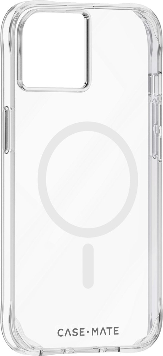 Case-Mate, Magsafe-hoes Geschikt voor Apple iPhone 15 Plus Krasbestendig en valbestendig, Transparant