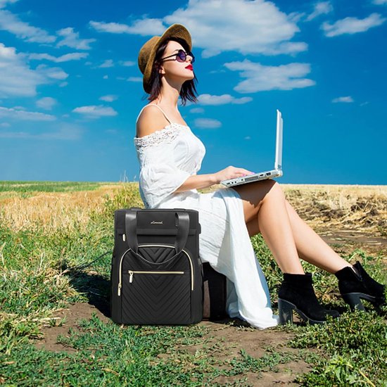 LOVEVOOK Rucksack Damen Zoll in Laptop Handtasche