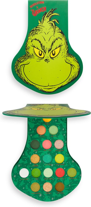 Makeup Revolution x The Grinch - The Grinch Eyeshadow Palette