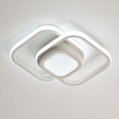 Goeco Plafondlamp - LED - moderne - vierkante acryl - 32W - 6500K - 33CM - koelwitte