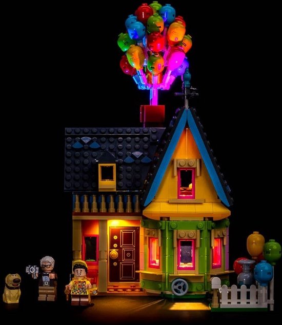 Foto: Light my bricks verlichtingsset geschikt voor lego disney up house 43217