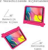 Hoesje Geschikt voor Samsung Galaxy Tab A 10.1 2019 Hoesje Kinder Hoes Shockproof Cover - Kindvriendelijke Hoesje Geschikt voor Samsung Tab A 10.1 2019 Hoes Kids Case - Roze
