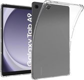 Hoesje Geschikt Voor Samsung Galaxy Tab A9 Hoes – Transparant Siliconen Shockproof Hoesje – Schokbestendig
