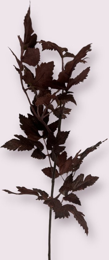 Zijden kunstbloem Christoffelkruid | Bordeaux | Lengte 52 centimeter