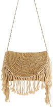 Jute tas - rechthoekige tas - clutch - 32 x 23 cm - handgemaakte tas - Cala Cavallet 1