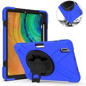 Huawei MatePad Pro 10.8 Cover - Hand Strap Armor Case - Blauw