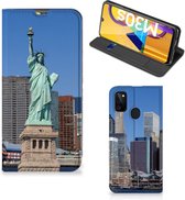 Beschermhoesje met foto Geschikt voor Samsung Galaxy M30s | Geschikt voor Samsung M21 Smart Cover Vrijheidsbeeld